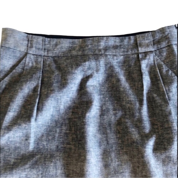 The Limited Blue Linen Chambray Mini Skirt size 6 - Picture 7 of 16